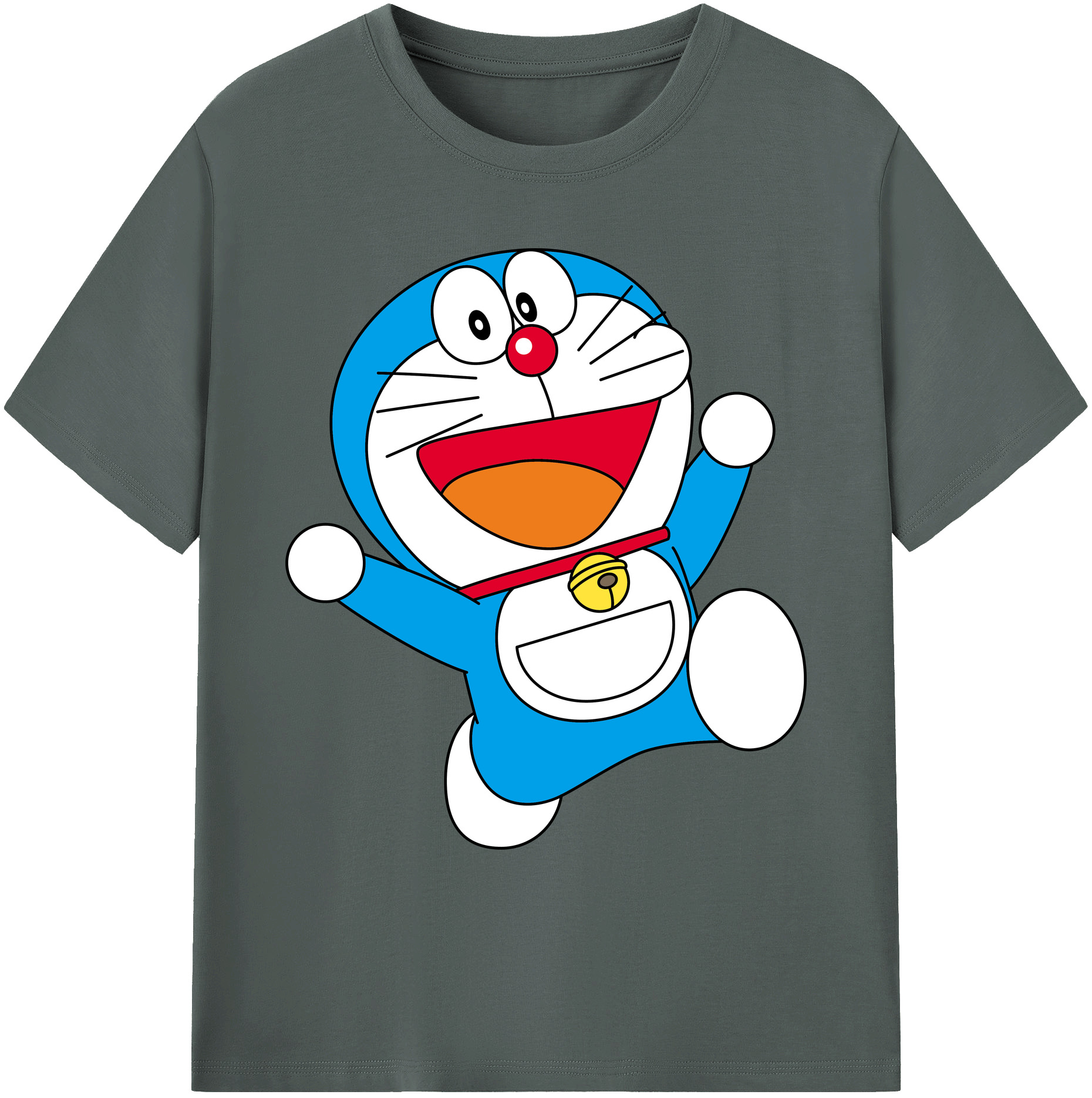 （画像用） ドラえもん Doraemon 綿100％ メンズ半袖Tシャツ｜肌触りやわらか＆通気性